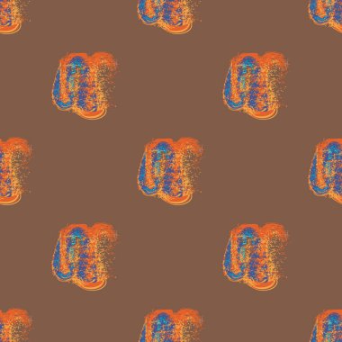 Bulutlar Dikişsiz desen şeklinde suluboya soyut leke.