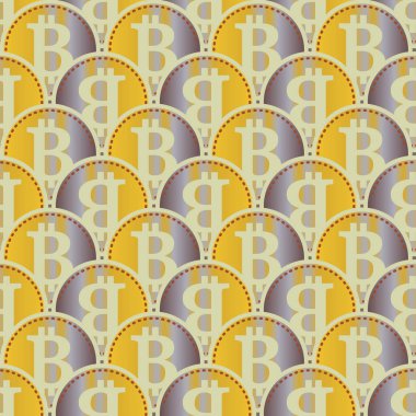 bitcoins parlak parlak pahalı sikkeleri ile Seamless modeli 