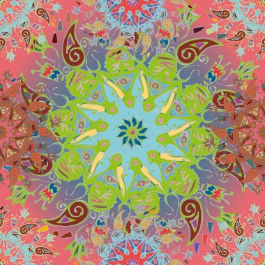 Arkaplan için soyut geometrik renkli desen. vektör illüstrasyonu 