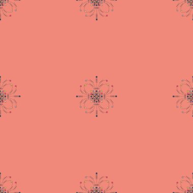 Vintage seamless modeli, vektör çizim 