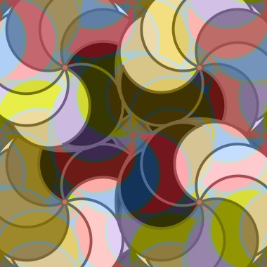 soyut geometrik renk desenli vektör çizimi