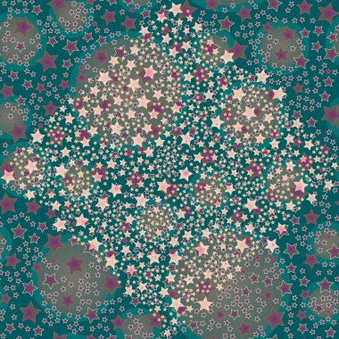 Arka plan için yıldız ile soyut geometrik renkli desen.