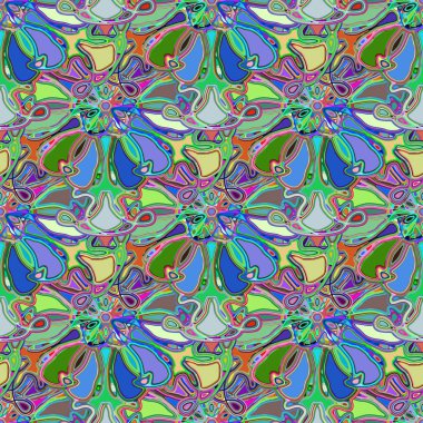 Soyut kaleydoskop renkli Dikişsiz desen arka planı için. 