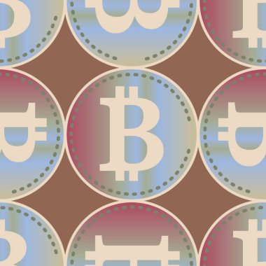 bitcoins parlak parlak pahalı sikkeleri ile Seamless modeli 