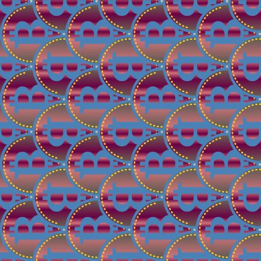 bitcoins parlak parlak pahalı sikkeleri ile Seamless modeli 