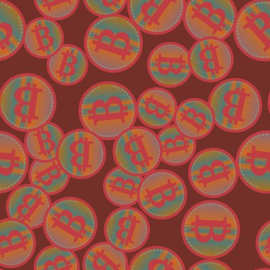 bitcoins parlak parlak pahalı sikkeleri ile Seamless modeli 