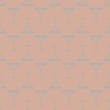 Tropik kokteyller renkli seamless modeli