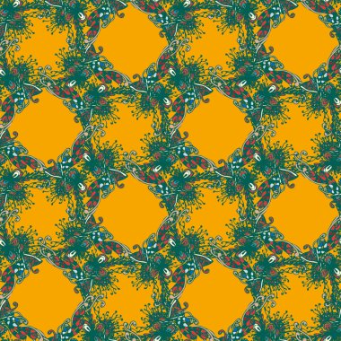 Soyut seamless modeli el yapımı doodle ile yeni tasarım çalışmaları için