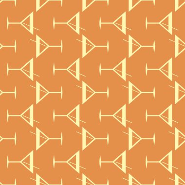 Tropik kokteyller renkli seamless modeli