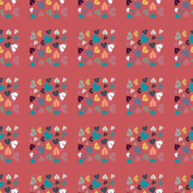 çizgi film kamp çadırları ile renk seamless modeli