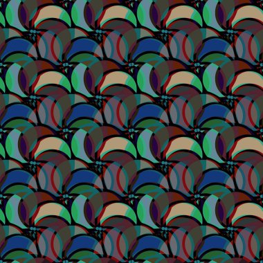 soyut geometrik renk desenli vektör çizimi