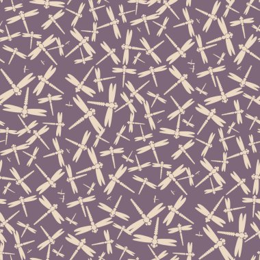 Dekoratif renkli seamless modeli ile şirin yusufçuk