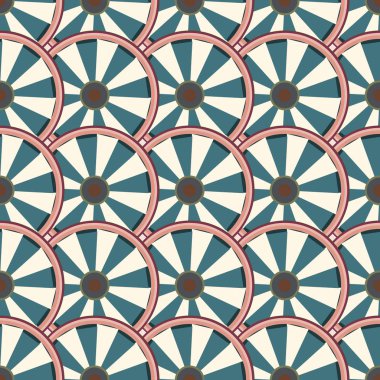 soyut geometrik renk desenli vektör çizimi