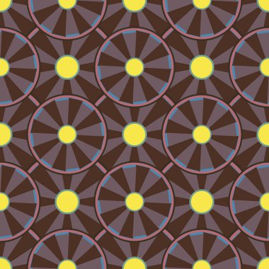 soyut geometrik renk desenli vektör çizimi