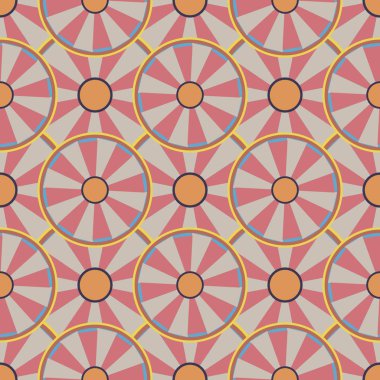 soyut geometrik renk desenli vektör çizimi