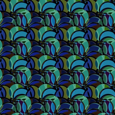 soyut geometrik renk desenli vektör çizimi