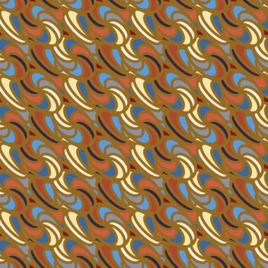 soyut geometrik renk desenli vektör çizimi