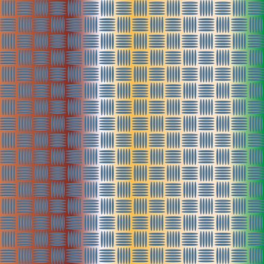 Metal ızgara Dikişsiz desen vektör çizim.