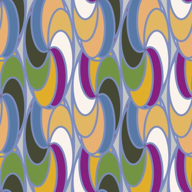 soyut geometrik renk desenli vektör çizimi