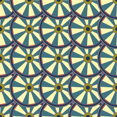 soyut geometrik renk desenli vektör çizimi