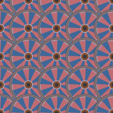 soyut geometrik renk desenli vektör çizimi