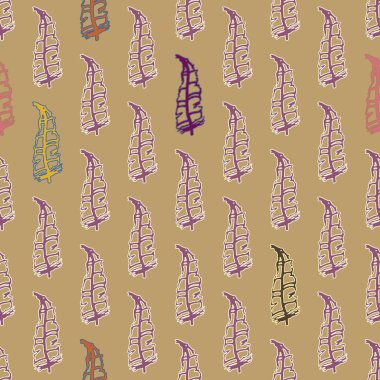 Tüyler, vektör çizim ile zemin 