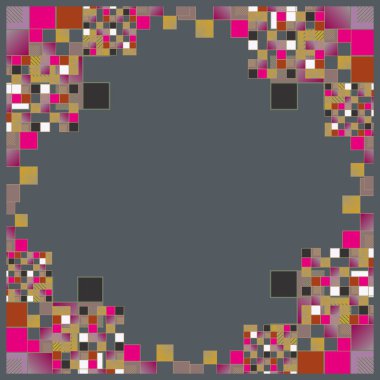 soyut geometrik renksiz desen