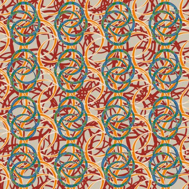 Soyut geometrik renkli seamless modeli, arka plan