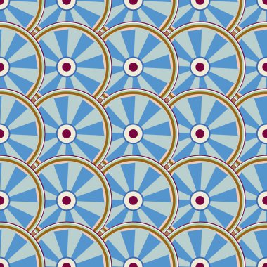 soyut geometrik renk desenli vektör çizimi