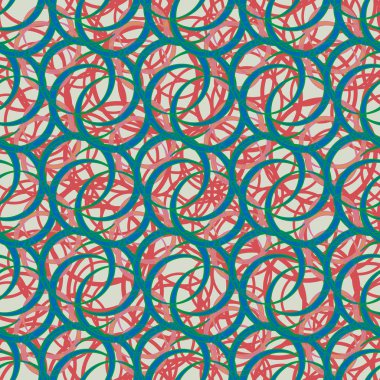 Soyut geometrik renkli seamless modeli, arka plan