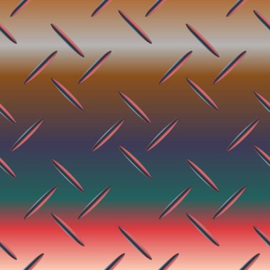 Metal ızgara Dikişsiz desen vektör çizim.