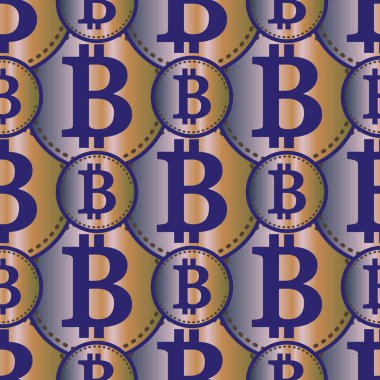 bitcoins parlak parlak pahalı sikkeleri ile Seamless modeli 