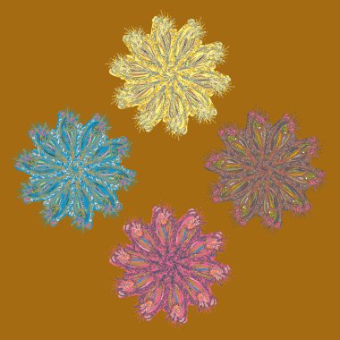 Stil zentangle yeni simetrik mandala doodle ile sanat esin kaynağı oldu. Duvar kağıdı, desen dolgularını, web sayfaları, yüzey dokuları için dekoratif nesne-ebilmek var olmak kullanılmış.