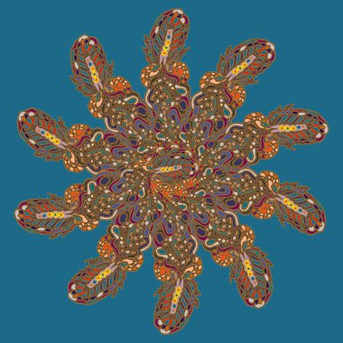 Stil zentangle yeni simetrik mandala doodle ile sanat esin kaynağı oldu. Duvar kağıdı, desen dolgularını, web sayfaları, yüzey dokuları için dekoratif nesne-ebilmek var olmak kullanılmış.