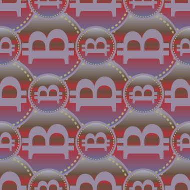 bitcoins parlak parlak pahalı sikkeleri ile Seamless modeli 