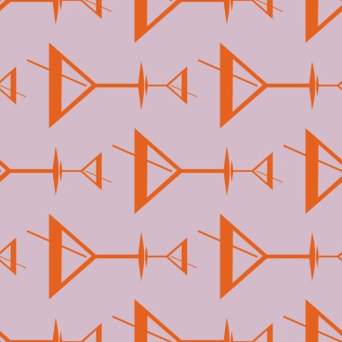 Tropik kokteyller renkli seamless modeli