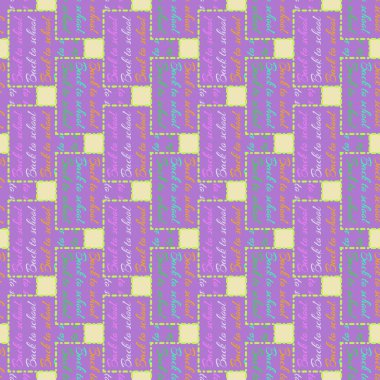 Okul hazırlıkları, arka plan için yeni dikişsiz desen. 