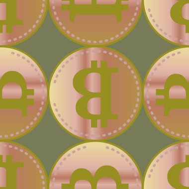 bitcoins parlak parlak pahalı sikkeleri ile Seamless modeli 