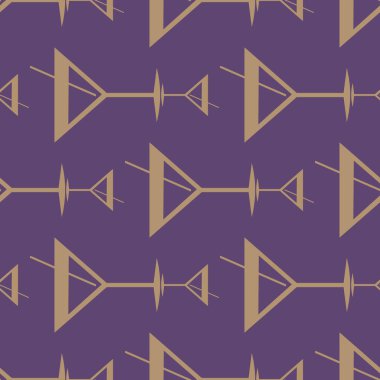 Tropik kokteyller renkli seamless modeli