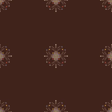 Vintage seamless modeli, vektör çizim 