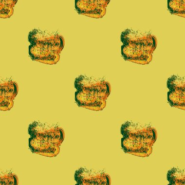 Bulutlar Dikişsiz desen şeklinde suluboya soyut leke.