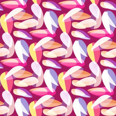 Parlak arka plan Dikişsiz desen çok renkli yapraklarda.