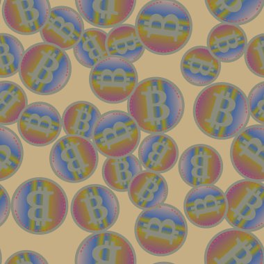 bitcoins parlak parlak pahalı sikkeleri ile Seamless modeli 