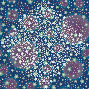 Arka plan için yıldız ile soyut geometrik renkli desen.