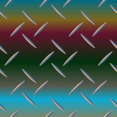 Metal ızgara Dikişsiz desen vektör çizim.