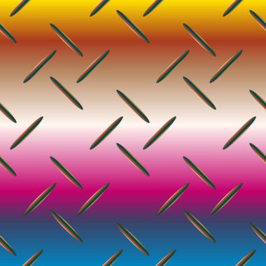 Metal ızgara Dikişsiz desen vektör çizim.