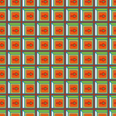 Ok düğmeleri ile Dikişsiz soyut desen