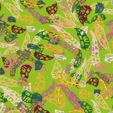 Tüyler, vektör çizim ile zemin 