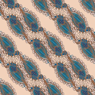 Soyut Dikişsiz renkli desen, vektör çizim