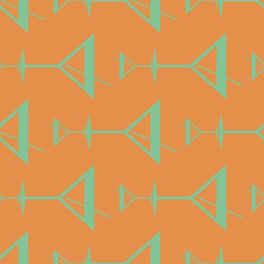 Tropik kokteyller renkli seamless modeli